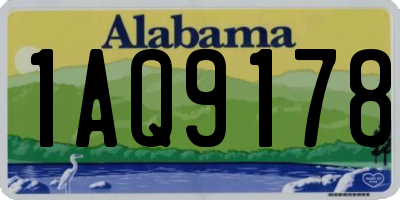 AL license plate 1AQ9178