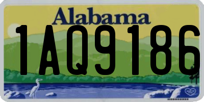 AL license plate 1AQ9186
