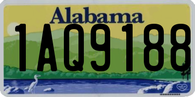 AL license plate 1AQ9188