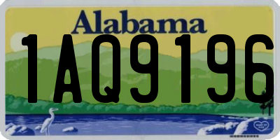 AL license plate 1AQ9196