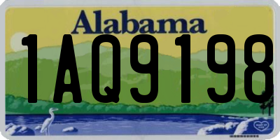 AL license plate 1AQ9198