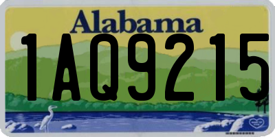 AL license plate 1AQ9215