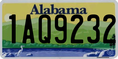 AL license plate 1AQ9232