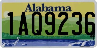 AL license plate 1AQ9236