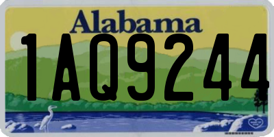 AL license plate 1AQ9244