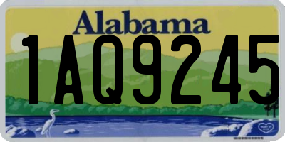 AL license plate 1AQ9245