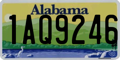 AL license plate 1AQ9246