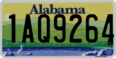 AL license plate 1AQ9264