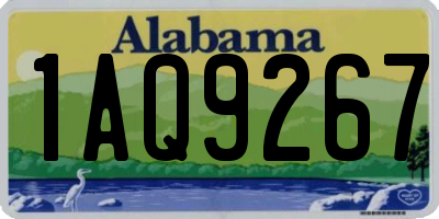 AL license plate 1AQ9267