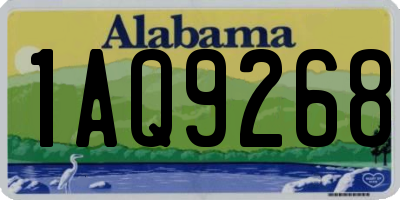 AL license plate 1AQ9268