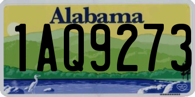 AL license plate 1AQ9273
