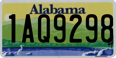 AL license plate 1AQ9298