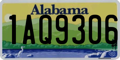 AL license plate 1AQ9306