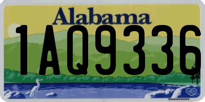 AL license plate 1AQ9336
