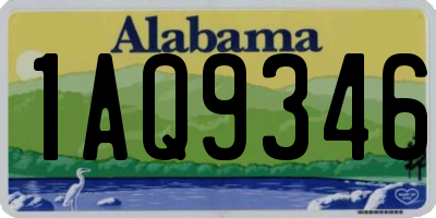 AL license plate 1AQ9346