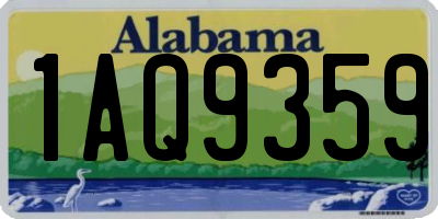 AL license plate 1AQ9359
