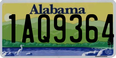 AL license plate 1AQ9364