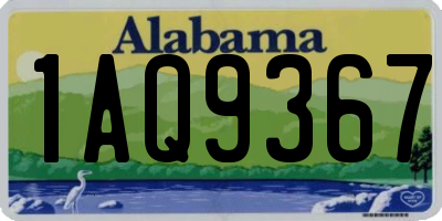 AL license plate 1AQ9367