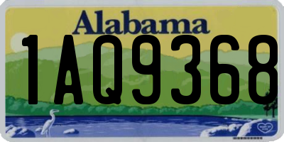AL license plate 1AQ9368