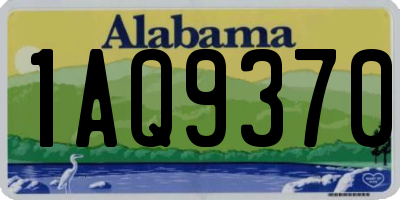AL license plate 1AQ9370