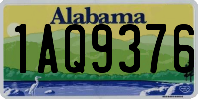 AL license plate 1AQ9376