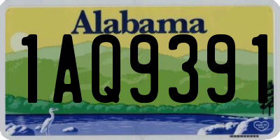 AL license plate 1AQ9391
