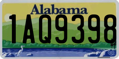 AL license plate 1AQ9398