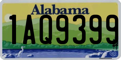 AL license plate 1AQ9399