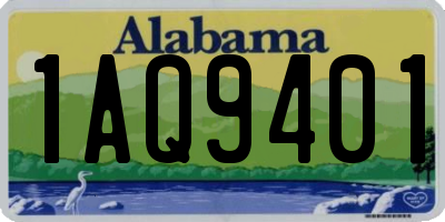 AL license plate 1AQ9401