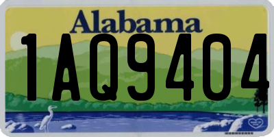 AL license plate 1AQ9404