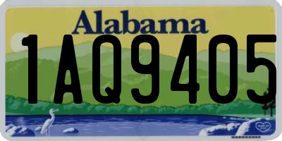 AL license plate 1AQ9405