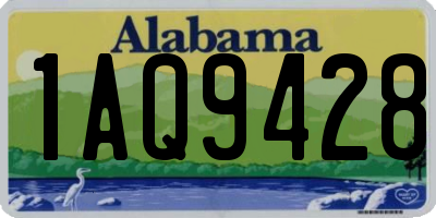 AL license plate 1AQ9428
