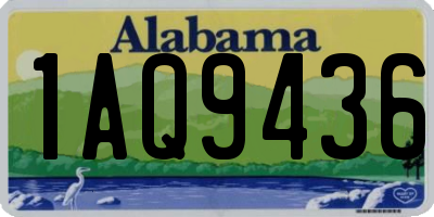 AL license plate 1AQ9436