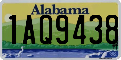 AL license plate 1AQ9438