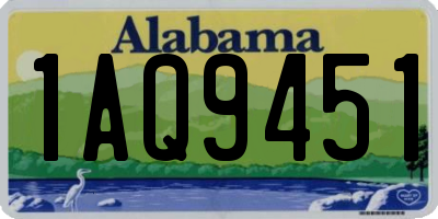 AL license plate 1AQ9451