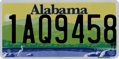 AL license plate 1AQ9458