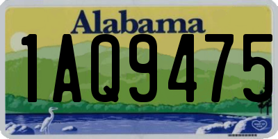 AL license plate 1AQ9475