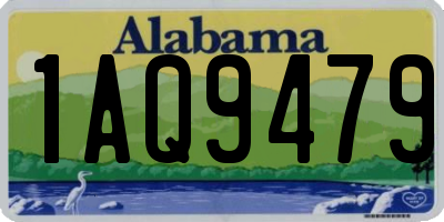 AL license plate 1AQ9479