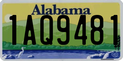 AL license plate 1AQ9481