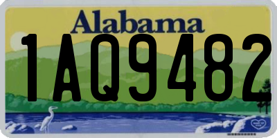 AL license plate 1AQ9482