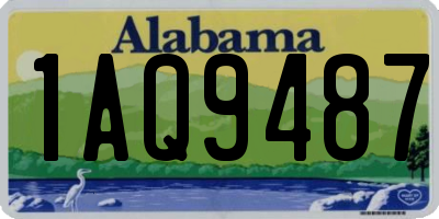 AL license plate 1AQ9487