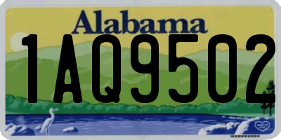 AL license plate 1AQ9502