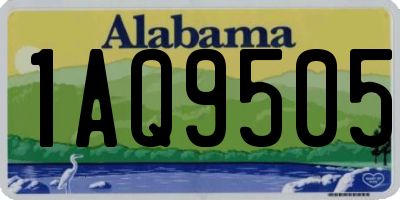 AL license plate 1AQ9505