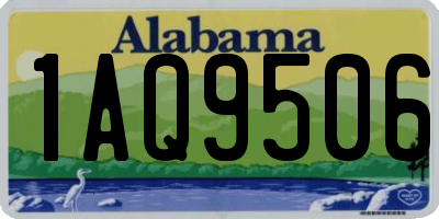 AL license plate 1AQ9506