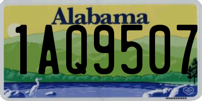 AL license plate 1AQ9507