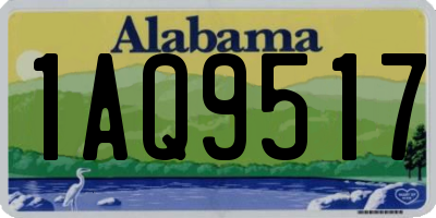 AL license plate 1AQ9517