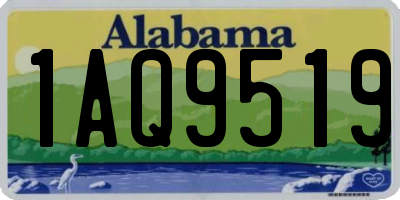 AL license plate 1AQ9519
