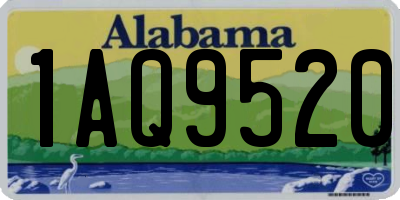 AL license plate 1AQ9520
