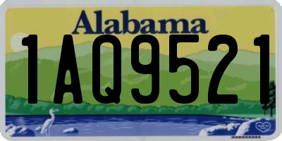 AL license plate 1AQ9521