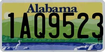 AL license plate 1AQ9523